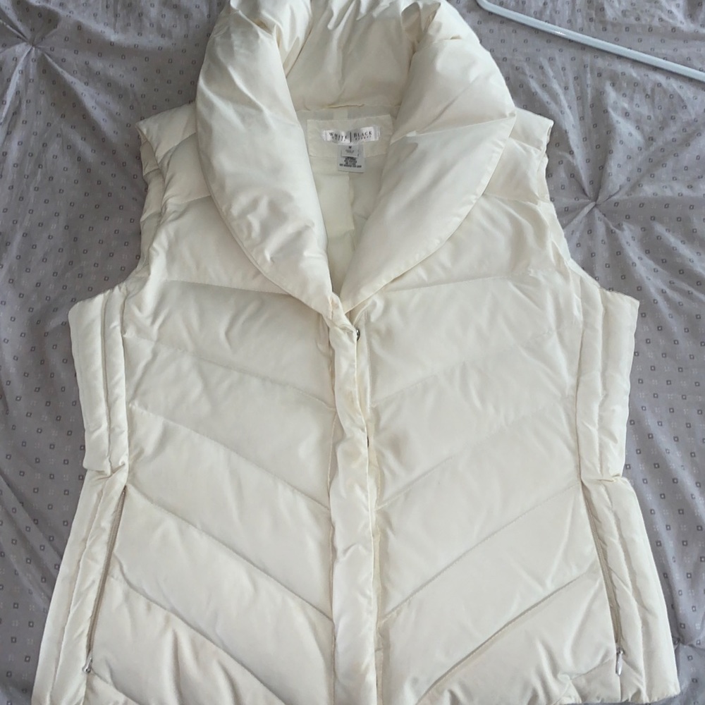 White house black market warm vest